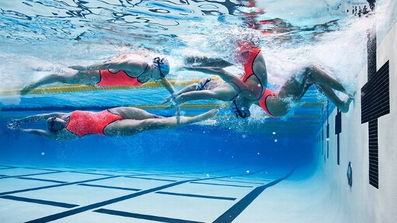 open turn swimming
