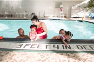 Instructor and parents help boost out of water