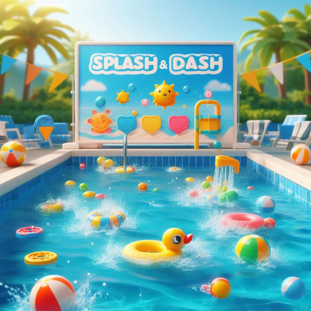Swimming Game Splash and Dash Swimming Ideas