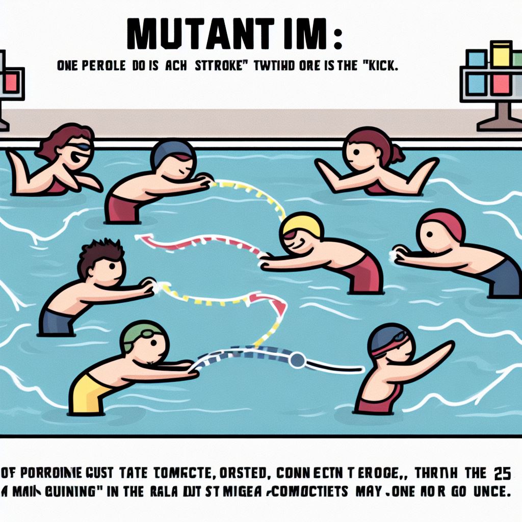 Swimming Game Halloween Practice with Coach Drake